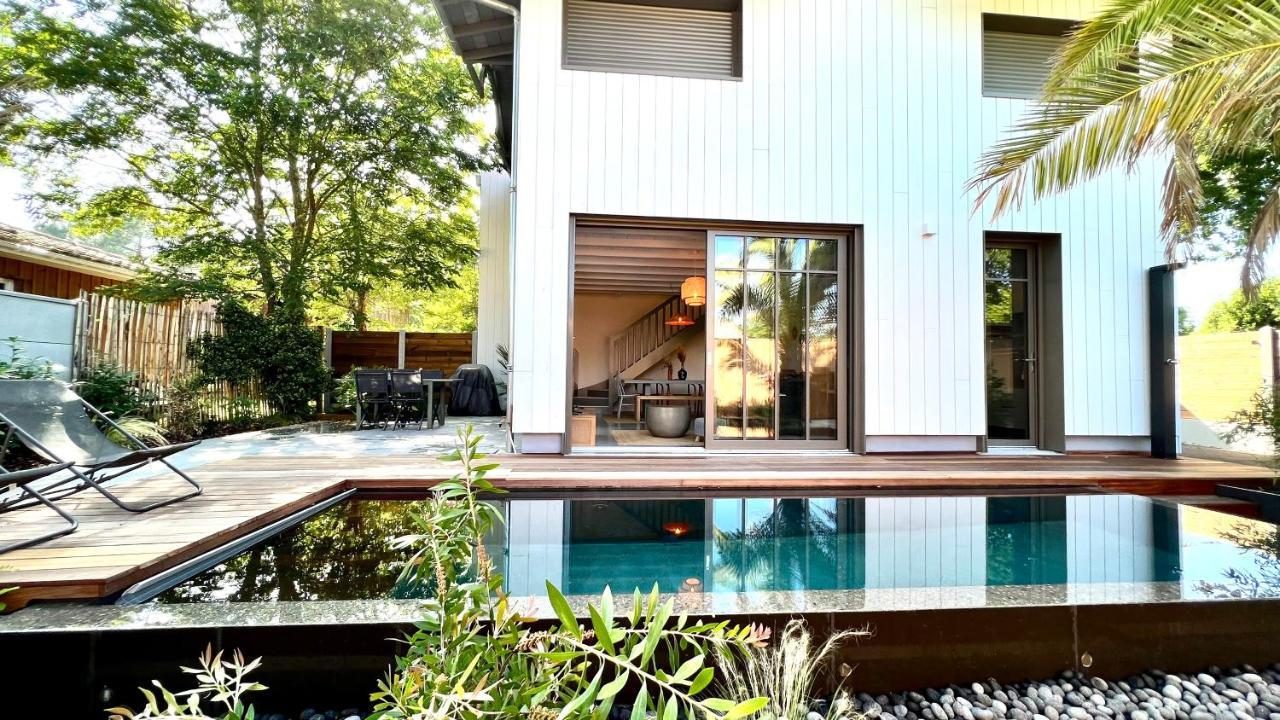 La Villa Du Lac - Piscine Chauffee - Jacuzzi - Clim La Teste-de-Buch Luaran gambar